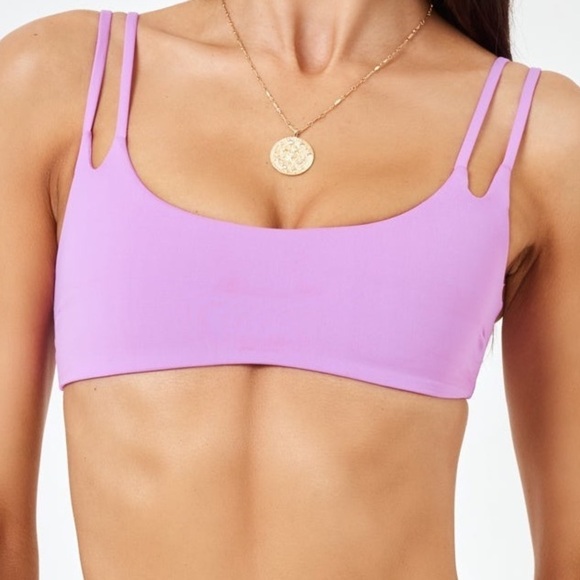 L*SPACE Set Zinnia Bikini Top and Camacho Bikini Bottom Classic Size L in Jewel - Picture 2 of 16